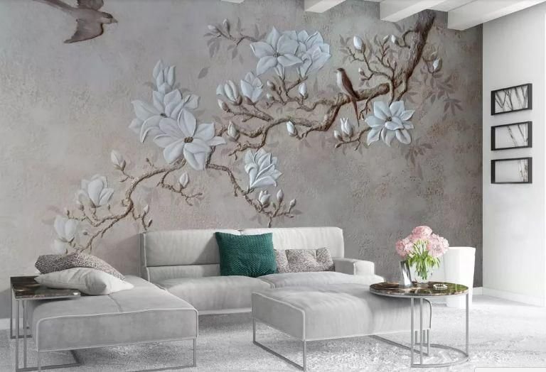 تركيب ورق جدران ثلاثي الأبعاد في الخبر