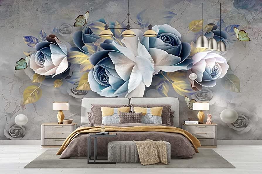 خطوات تركيب ورق الجدران ثلاثي الأبعاد