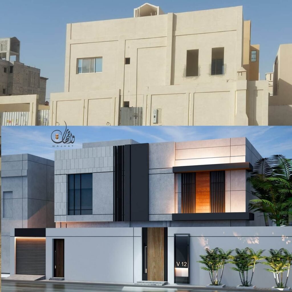 ترميم واجهات المباني في الخبر