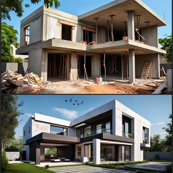 خطوات ترميم واجهات المباني