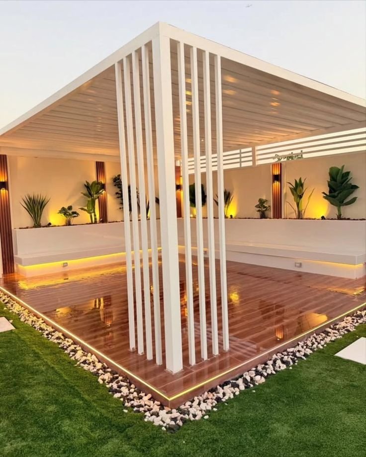 برجولات حدائق الخبر: لمسة فاخرة لبيتك الخارجي