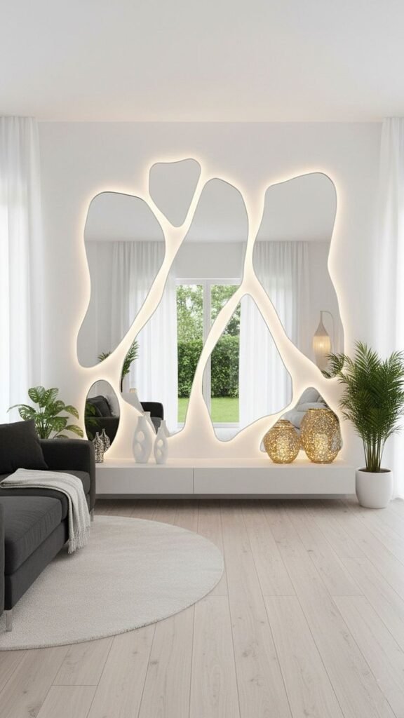 تركيب ديكورات مرايا للجدران في الخبر